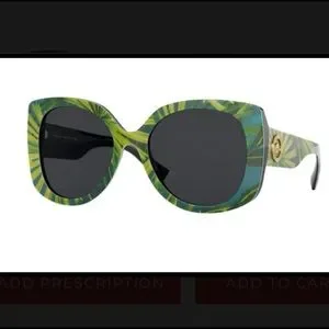 Versace | Accessories | Versace Womens Palm Print And Grey  display picture 1